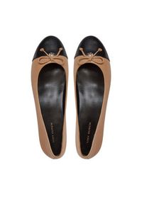 Tory Burch Baleriny Cap-Toe Ballet 154513 Beżowy. Kolor: beżowy. Materiał: skóra #5