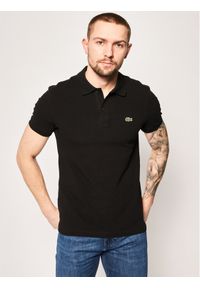 Lacoste Polo PH4012 Czarny Slim Fit. Typ kołnierza: polo. Kolor: czarny. Materiał: bawełna