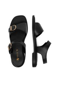 Beverly Hills Polo Club Sandały EO-WI16-ALYSHA-03 Czarny. Kolor: czarny. Materiał: skóra #6