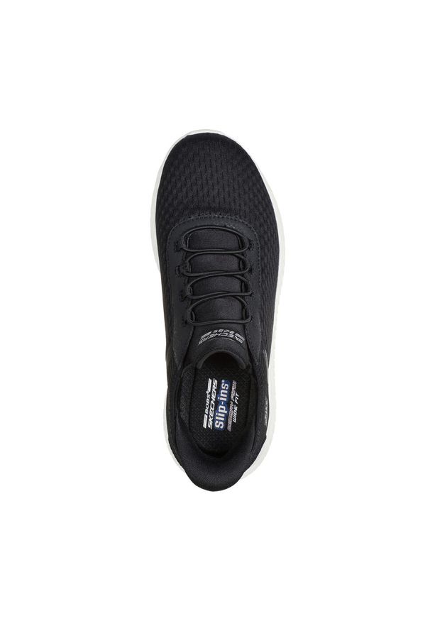 skechers - Buty do chodzenia damskie Skechers Bobs Squad Chaos. Okazja: na co dzień. Kolor: czarny. Materiał: dzianina. Szerokość cholewki: normalna. Model: Skechers Sport. Sport: turystyka piesza