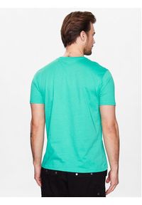 Alpha Industries T-Shirt Basic T Small Logo 188505 Zielony Regular Fit. Kolor: zielony. Materiał: bawełna