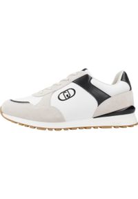 Liu Jo - Kapcie LIU-JO MAXI WONDER LOW 01 Beżowy. Kolor: beżowy. Materiał: syntetyk, tkanina. Styl: sportowy