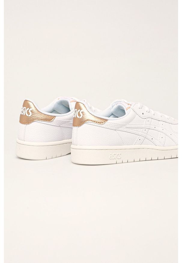Asics - Buty. Nosek buta: okrągły. Zapięcie: sznurówki. Kolor: biały. Materiał: guma