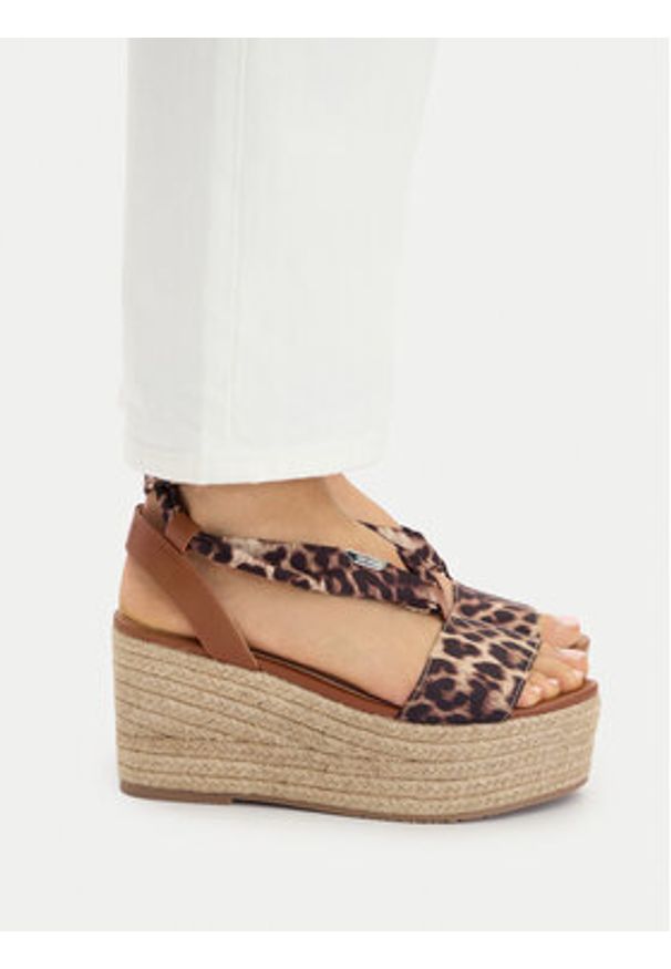 Liu Jo Espadryle Bali 03 SA6087 TX133 Brązowy. Kolor: brązowy. Materiał: materiał