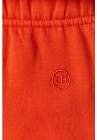 Local Heroes - Spodnie. Kolor: czerwony. Materiał: bawełna, poliester, dzianina. Wzór: gładki #3