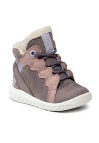 ecco - ECCO Śniegowce Sp.1 Lite Infant GORE-TEX 72413160137 Szary. Kolor: szary. Materiał: nubuk, skóra #8