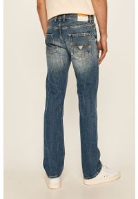 Guess Jeans - Jeansy. Kolor: niebieski. Materiał: bawełna, materiał, denim, jeans, poliester #4