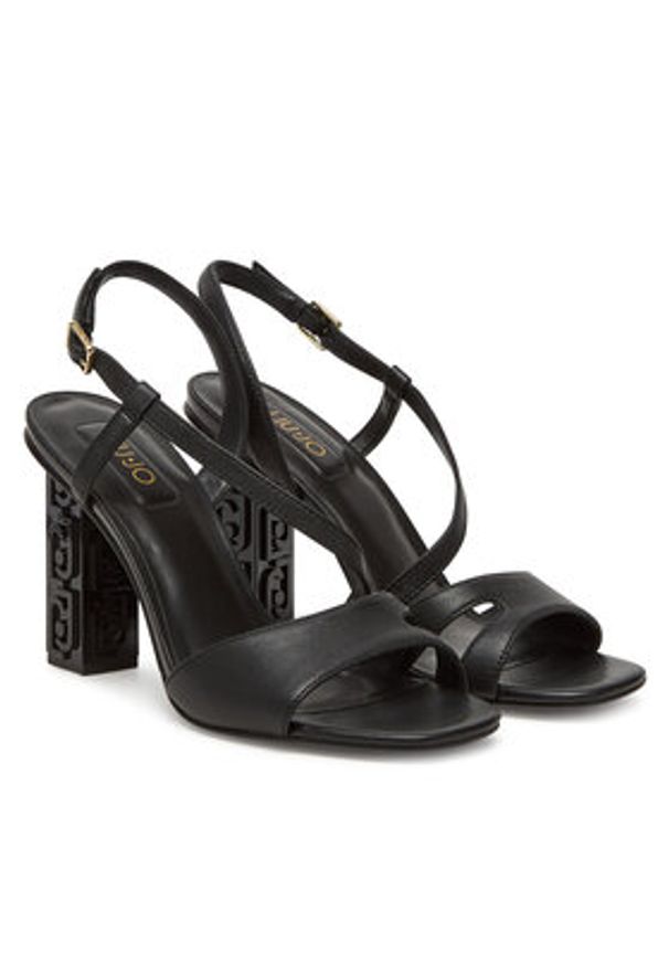 Liu Jo Sandały Serena 27 SA5135 P0062 Czarny. Kolor: czarny. Materiał: skóra