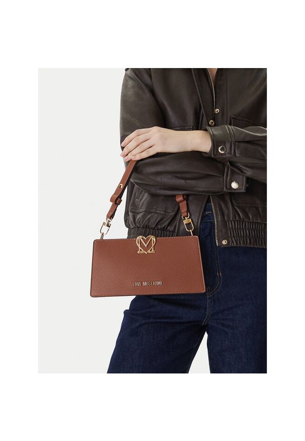 Love Moschino - Torebka LOVE MOSCHINO. Kolor: brązowy