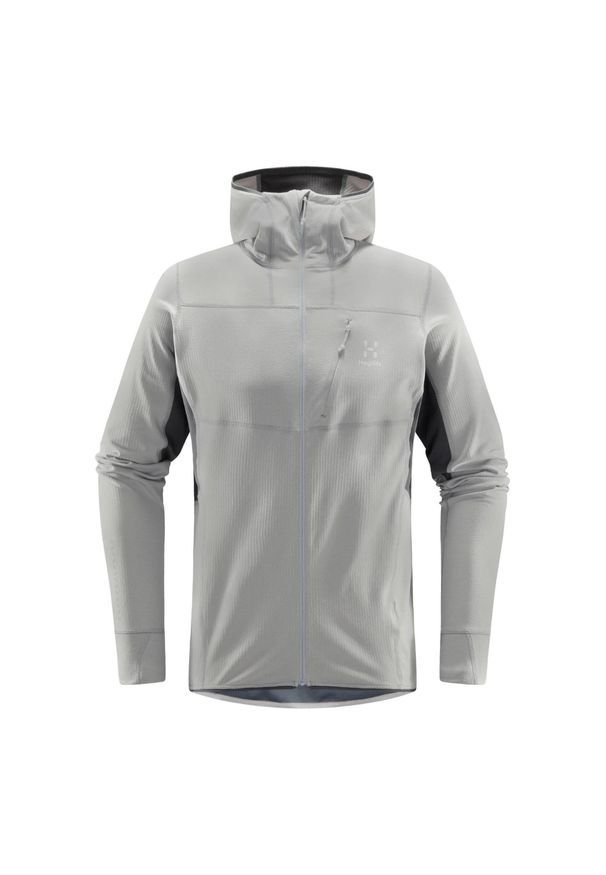 Bluza trekkingowa męska Haglöfs L.I.M Mid Comp Hood. Kolor: szary