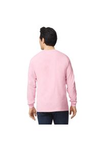 GILDAN - Ultra Bawełniana Koszulka Z Długim Rękawem Unisex Dla Dorosłych. Kolor: różowy. Materiał: bawełna. Długość rękawa: długi rękaw. Długość: długie. Sport: turystyka piesza