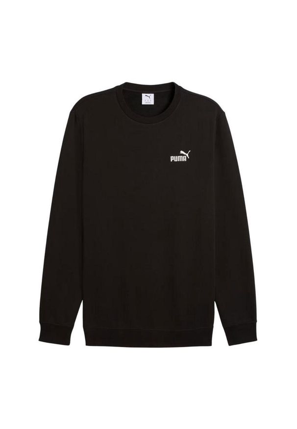 Puma - Męska Bluza Z Okrągłym Dekoltem ESS No.1 Small Logo. Kolor: czarny