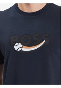 BOSS - Boss T-Shirt Tiburt 348 50486205 Granatowy Regular Fit. Kolor: niebieski. Materiał: bawełna