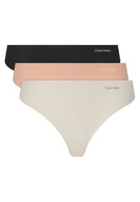 Calvin Klein Underwear Komplet 3 par fig klasycznych 000QD3558E Kolorowy. Materiał: syntetyk. Wzór: kolorowy