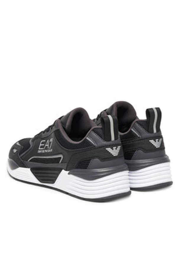 EA7 Emporio Armani Sneakersy 7X000308 AF18447 MZ234 Czarny. Kolor: czarny. Materiał: skóra