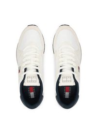 Tommy Jeans Sneakersy Tjm Eva Runner Leather EM0EM01649 Biały. Kolor: biały. Materiał: zamsz, skóra #4