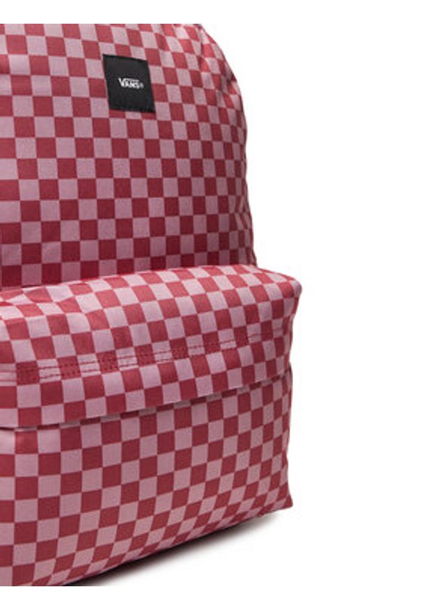 Vans Plecak Old Skool Check VN000H4XZRY1 Różowy. Kolor: różowy. Materiał: materiał