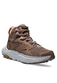 HOKA - Hoka Trekkingi Anacapa 2 Mid Gtx GORE-TEX 1142831 Brązowy. Kolor: brązowy. Materiał: nubuk, skóra