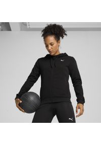 Puma - Damska bluza z kapturem TAD ESSENTIALS PUMA Black. Typ kołnierza: kaptur. Kolor: czarny. Sport: bieganie, fitness