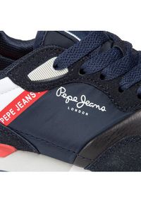 Pepe Jeans Sneakersy London One Cover B PBS30538 Granatowy. Kolor: niebieski. Materiał: materiał #4