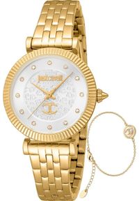 Zegarek Just Cavalli Zegarek marki Just Cavalli model JC1L266M kolor Zółty. Akcesoria damski. Sezon: Cały rok NoSize #1