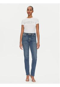 Guess Jeansy WBGA08 D4LT0 Niebieski Straight Fit. Kolor: niebieski