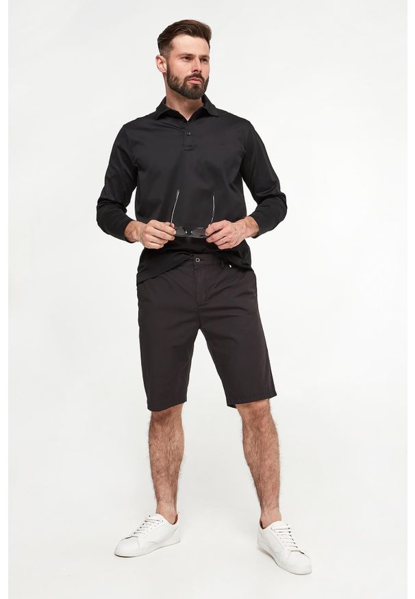 PAUL & SHARK - Longsleeve polo męskie PAUL&SHARK. Typ kołnierza: polo. Długość rękawa: długi rękaw