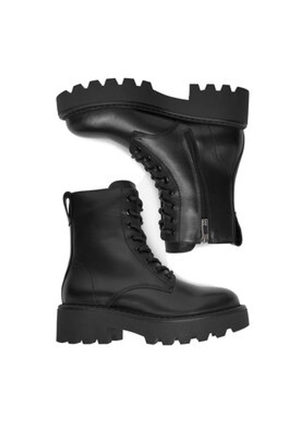 Badura Trapery EO-AMORA-5033-25 Czarny. Kolor: czarny. Materiał: skóra