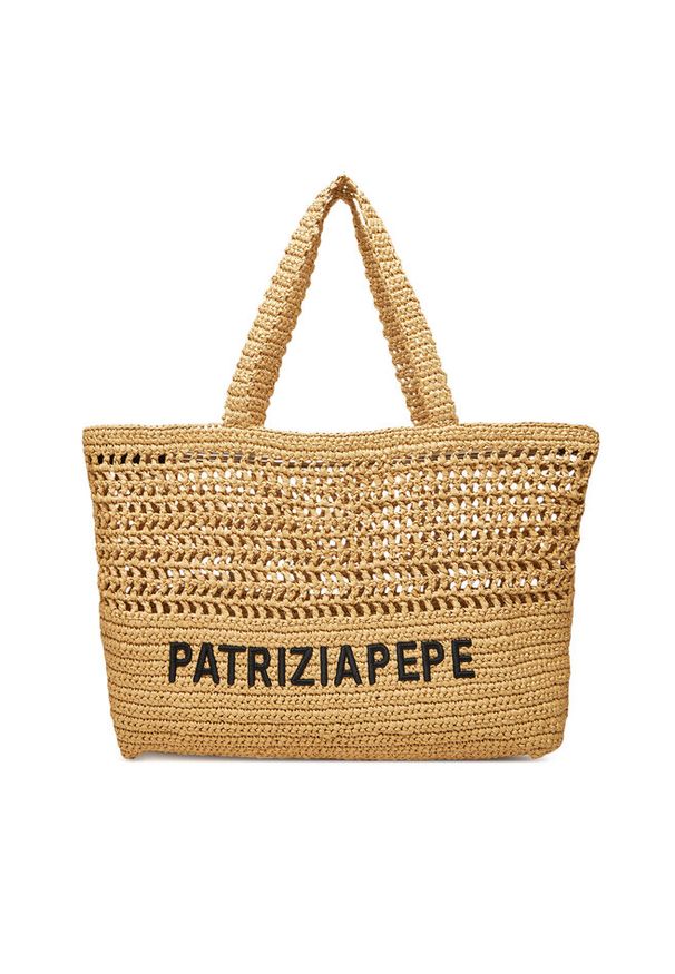 Torebka Patrizia Pepe. Kolor: beżowy
