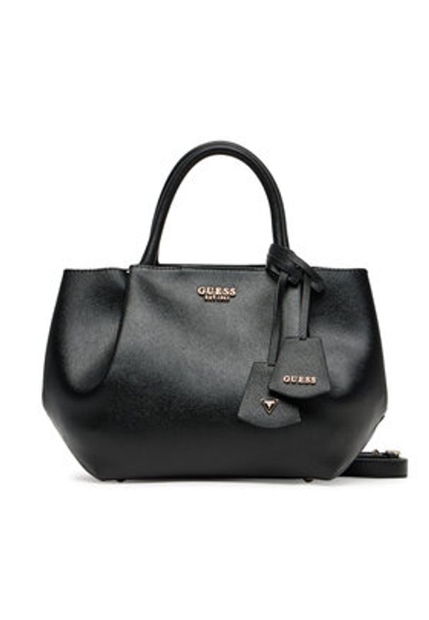 Guess Torebka Amorette HWBG78 98060 Czarny. Kolor: czarny. Materiał: skórzane