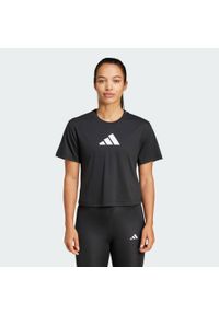 Adidas - Koszulka Train Essentials Big Logo Performance Training. Kolor: czarny. Materiał: materiał. Sport: fitness