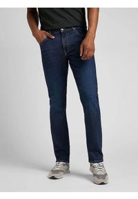 Lee - LEE BROOKLYN MĘSKIE SPODNIE JEANSOWE STRAIGHT DEEP WATER L452PXEE 112322230