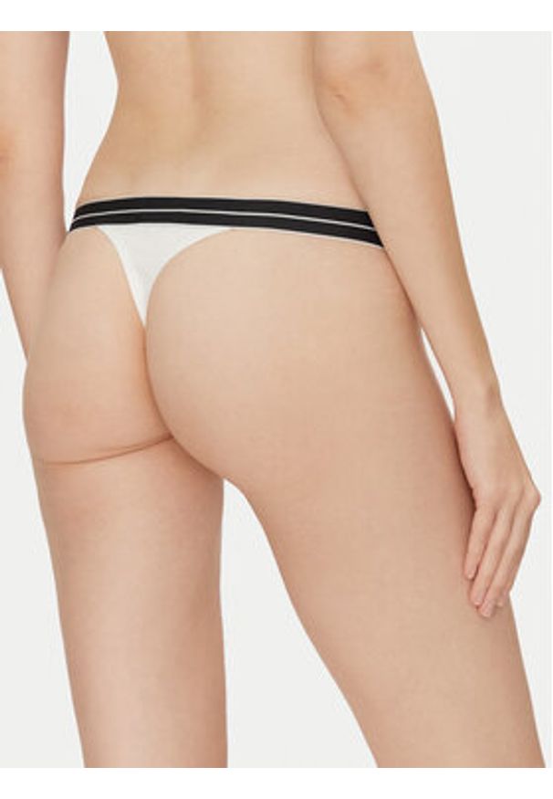 Emporio Armani Underwear Komplet 2 par stringów EW000405 AF10881 M0069 Biały. Kolor: biały. Materiał: bawełna