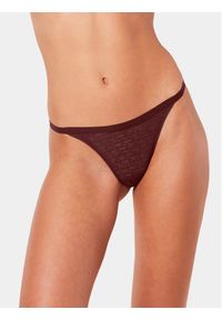Triumph Stringi Signature Sheer 10216494 Brązowy. Kolor: brązowy. Materiał: syntetyk