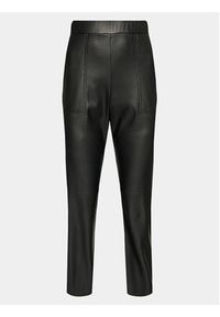 MAX&Co. Spodnie z imitacji skóry Creatico 77840723 Czarny Relaxed Fit. Kolor: czarny. Materiał: syntetyk #5
