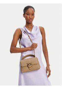 Pinko - PINKO Torebka Love Lady Puff Mini Cl AI PE 25 PLTT 100044 A0GK Beżowy. Kolor: beżowy. Materiał: skórzane #6
