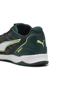 Puma - Buty halowe unisex IBERO PUMA Black Green Terrain Fizzy Light Yellow. Kolor: czarny, zielony, wielokolorowy, żółty. Sport: piłka nożna