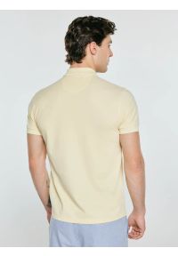 Big-Star - Koszulka męska polo żółta Wladym 200. Okazja: na co dzień. Typ kołnierza: polo. Kolor: żółty. Materiał: dzianina. Wzór: nadruk. Sezon: lato. Styl: klasyczny, casual #2