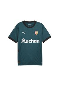 Puma - Męska koszulka wyjazdowa RC Lens 24/25 PUMA Varsity Green Black. Kolor: czarny, zielony, wielokolorowy. Sport: piłka nożna