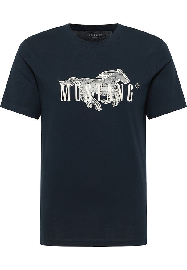 Męski T-Shirt Mustang Style Austin Dark Sapphire 1016858 4136