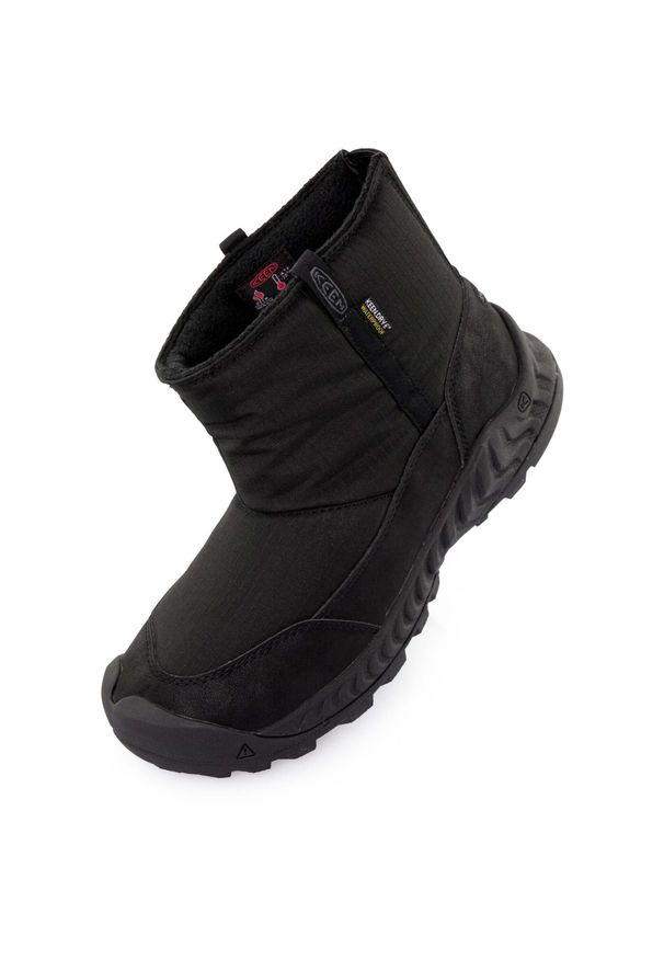 keen - Keen Hood NXIS Pull On — damskie botki zimowe wodoodporne, czarne. Kolor: wielokolorowy. Sezon: zima
