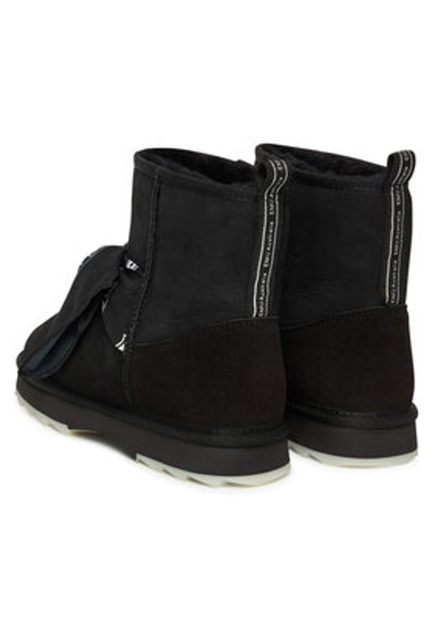 EMU Australia Śniegowce Sharky Mini Bandana W13199 Czarny. Kolor: czarny. Materiał: skóra