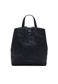 Desigual Plecak Dejavu Sumy Mini 25SAKP02 Czarny. Kolor: czarny. Materiał: skóra