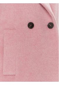 Marella Płaszcz wełniany Caprile 2330161236200 Różowy Regular Fit. Kolor: różowy. Materiał: wełna #4