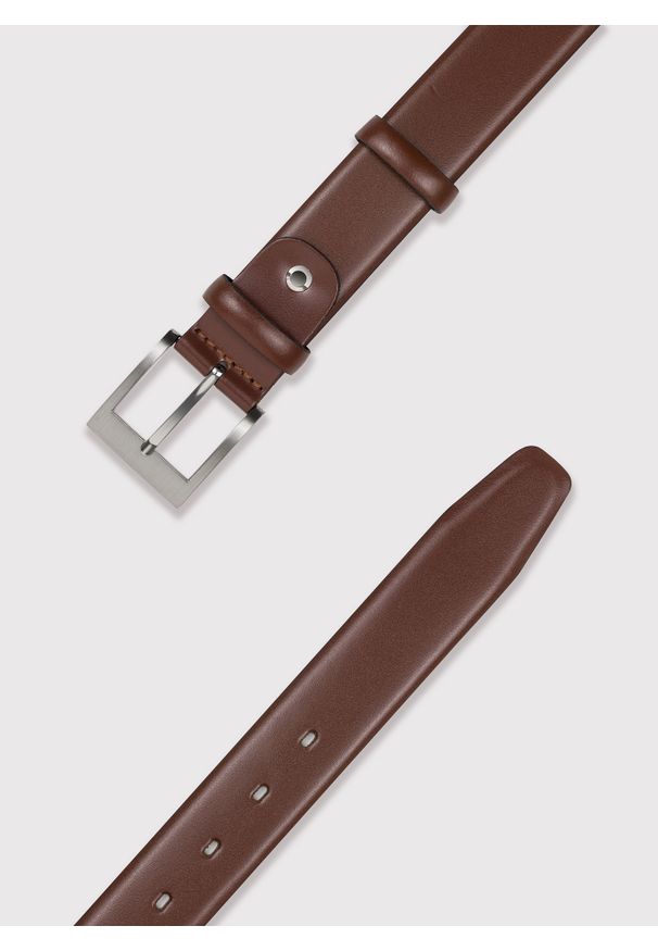Pako Lorente - PAKO LORENTE – Pasek męski P000B-PX-776-E-_. Materiał: skóra. Styl: klasyczny, elegancki