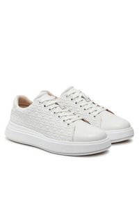 Calvin Klein Sneakersy Cupsole Lace Up Saff Mono HW0HW02103 Biały. Kolor: biały #4