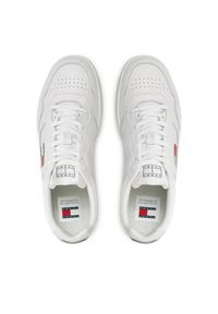 Tommy Jeans Sneakersy Tjm Cupsole Leather Ess EM0EM01443 Biały. Kolor: biały. Materiał: skóra #5