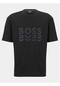 BOSS - Boss T-Shirt 50495876 Czarny Regular Fit. Kolor: czarny. Materiał: bawełna
