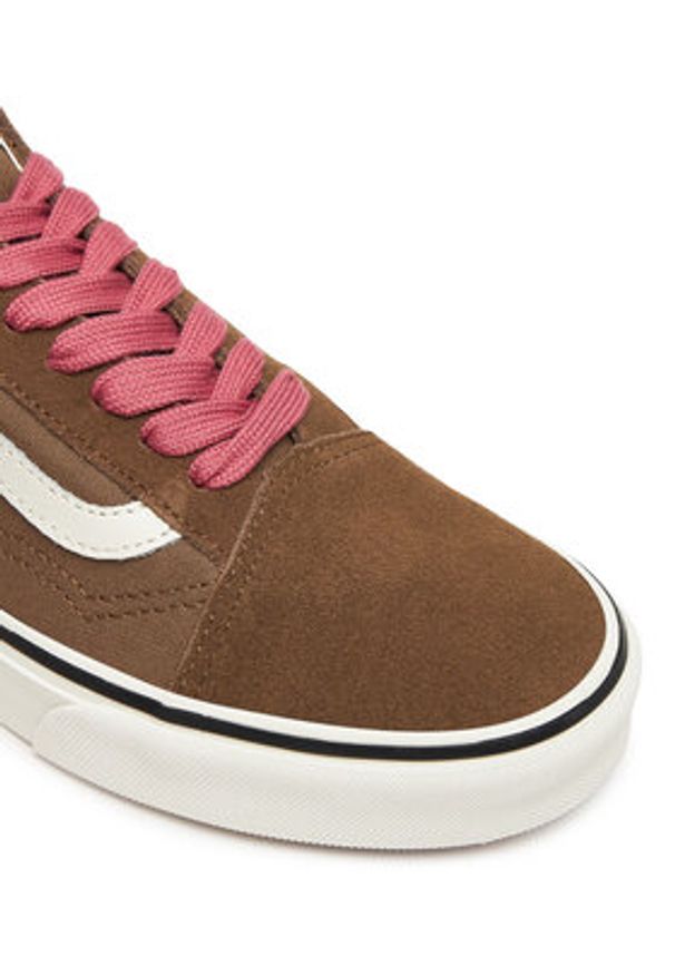 Vans Tenisówki Old Skool VN000D6WRPK1 Brązowy. Kolor: brązowy. Materiał: skóra, zamsz