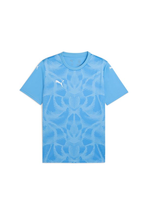 Koszulka Puma Team Ultimate. Kolor: niebieski. Materiał: materiał. Sport: piłka nożna